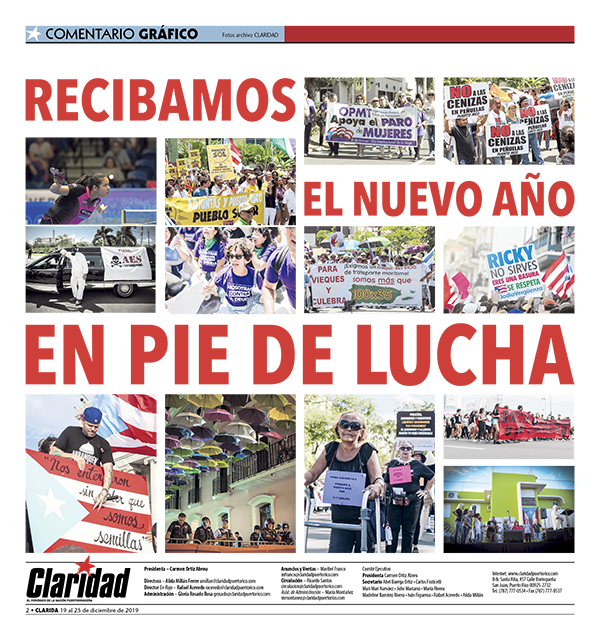 Recibamos el Nuevo Año en Pie de Lucha