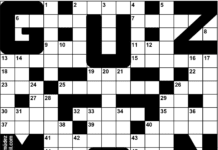 Crucigrama – Pedro Guzmán Valentín