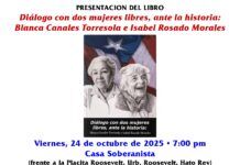 Presentación libro diálogo con dos mujeres libres ante la historia: Blanca Canlaes Torresola e Isabel Rosado Morales